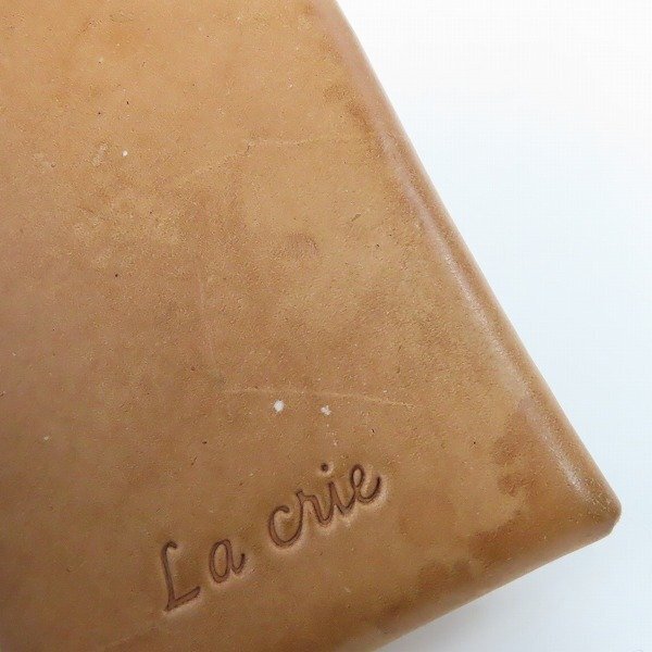 La crie/laklie маленький кожа бумажник кошелек оттенок бежевого /LPL
