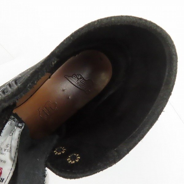 RED WING/レッドウィング 30周年 BEAUTY&YOUTH別注 ALL BLACK PLANE TOE 1989/7.5D /080_画像5