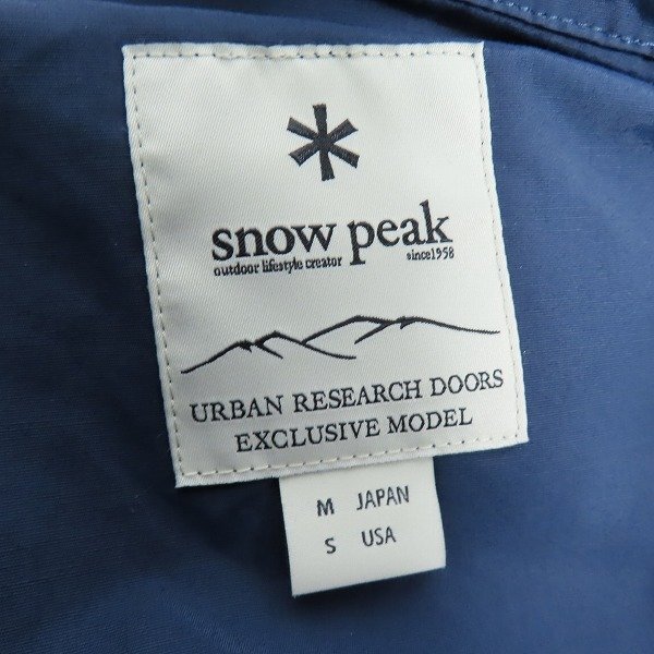*snow peak/ Snow Peak mountain parka mountain jacket M /060