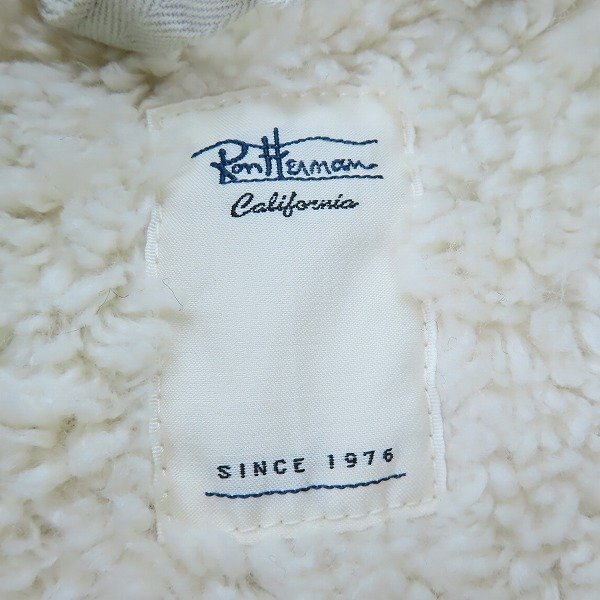 ☆【難有り】Ron Herman/ロンハーマン HBT Boa Shirts Jacket ヘリンボーンツイルシャツジャケット 3620400109 M /080_画像3