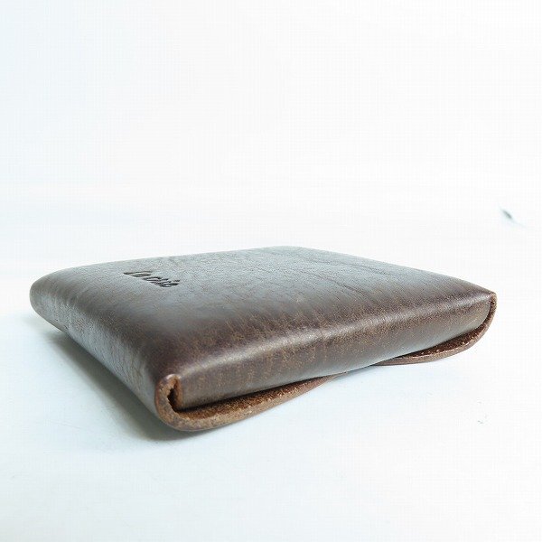 La crie/laklie квадратное кожа бумажник кошелек темно-коричневый серия /LPL