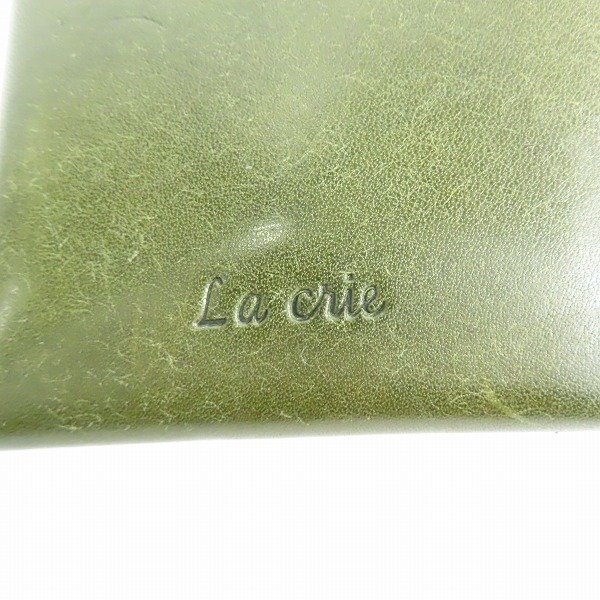 La crie/laklie квадратное кожа бумажник кошелек оливковый /LPL