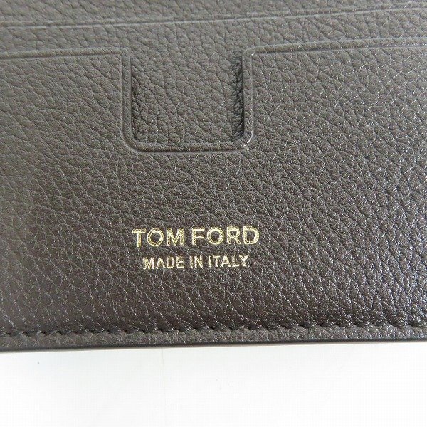 TOM FORD/トムフォード カードケース カードホルダー レザー 名刺入れ/Y0233T /000_画像5