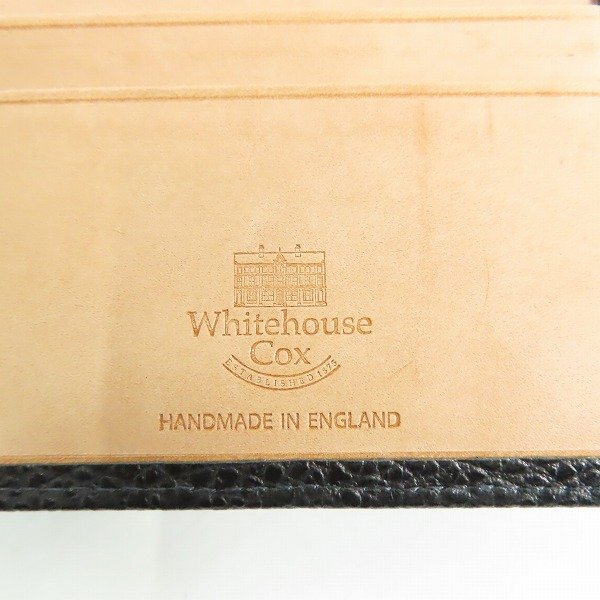 Whitehouse Cox/ホワイトハウスコックス マネークリップ コインウォレット レザーブライド 二つ折り 財布 /LPL_画像5