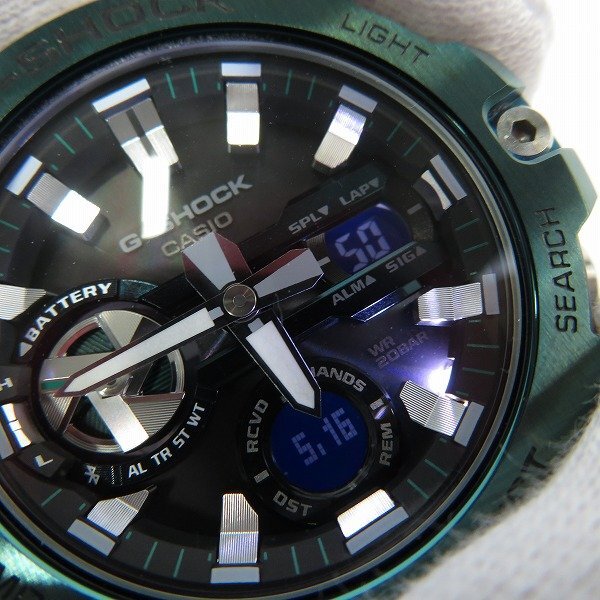 G-SHOCK/Gショック G-STEEL/Gスティール タフソーラー bluetooth搭載 グリーンIP GST-B400CD-1A3JF /000_画像6