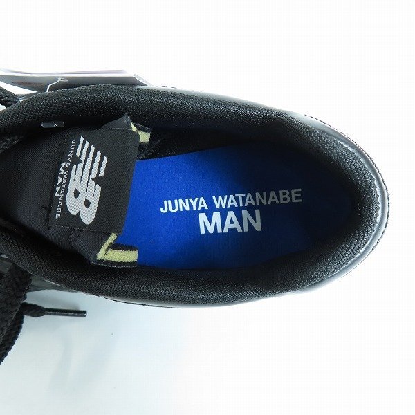 【未使用】JUNYA WATANABE MAN×NEW BALANCE/ジュンヤワタナベマン×ニューバランス RC42 レザースニーカー URC42JW/27 /080_画像5