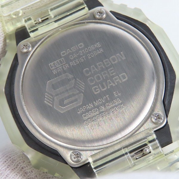 G-SHOCK/G-ショック スケルトンシリーズ アナデジ ウォッチ/腕時計 GA-2100SKE-7AJF /000_画像4