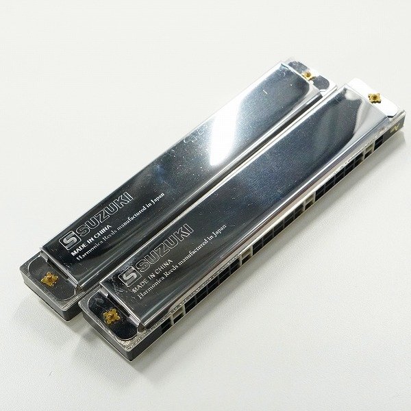 SUZUKI/スズキ SU-21SP HARMONICA C/Am スペシャル 21穴 複音 ハーモニカ ケース付き 2点セット /000_画像3