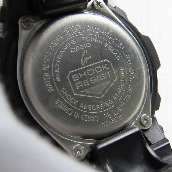 G-SHOCK/G амортизаторы fire - упаковка наручные часы радиоволны солнечный AWG-M100F-1CJR /000
