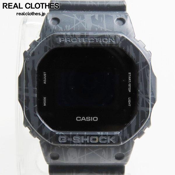 G-SHOCK/G-ショック スラッシュパターンシリーズ CASIO クォーツ腕時計 DW-5600SL【動作未確認】 /000_詳細な状態は商品説明内をご確認ください。