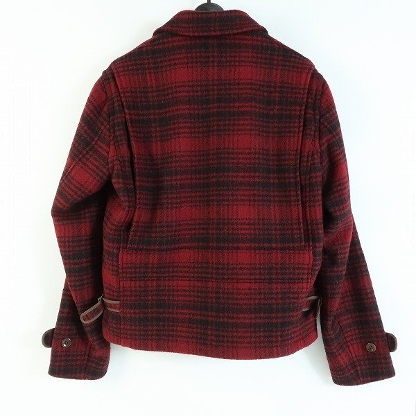 ☆PHERROW'S×Woolrich/フェローズ×ウールリッチ チェック柄 メルトン ウール ジャケット 09F-PWSJ1/M /060_画像2