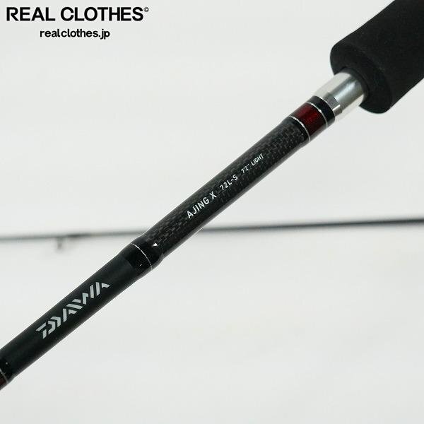 DAIWA/ダイワ 01480222 AJING X 72L-S アジング 2ピース スピニング アジングロッド 同梱×/D4X_詳細な状態は商品説明内をご確認ください。