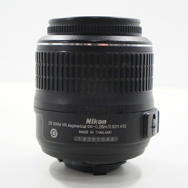 Nikon/ Nikon AF-S DX NIKKOR 18-55mm 1:3.5-5.6G VR zoom lens camera lens AF operation verification ending /000