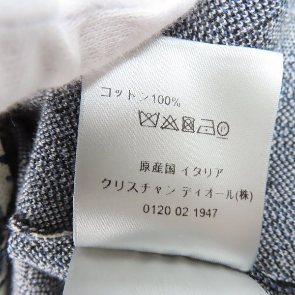 *[JP бирка ]Dior/ Dior 20SS Dior Oblique Overshirtob утечка over вязаный рубашка 023M550AT099/M /000