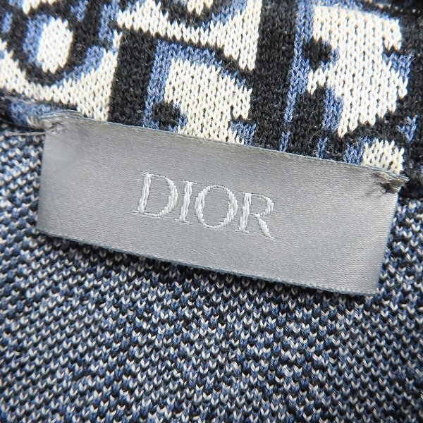 *[JP бирка ]Dior/ Dior 20SS Dior Oblique Overshirtob утечка over вязаный рубашка 023M550AT099/M /000