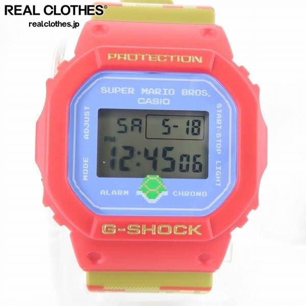 G-SHOCK/Gショック スーパーマリオブラザーズ 限定モデル 腕時計 DW-5600SMB-4JR /000_詳細な状態は商品説明内をご確認ください。