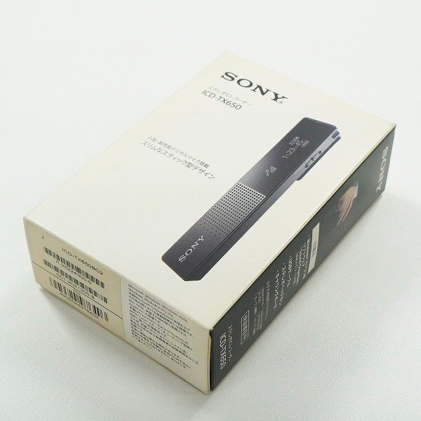 SONY/ソニー ICD-TX650 16GB 高性能デジタルマイク内蔵 ステレオICレコーダー 集音器 動作確認済み /000_画像9