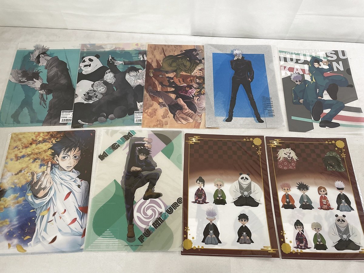 [1 jpy ~].. around war goods clear file acrylic fiber stand ....fes2023 trailing can badge set sale set 