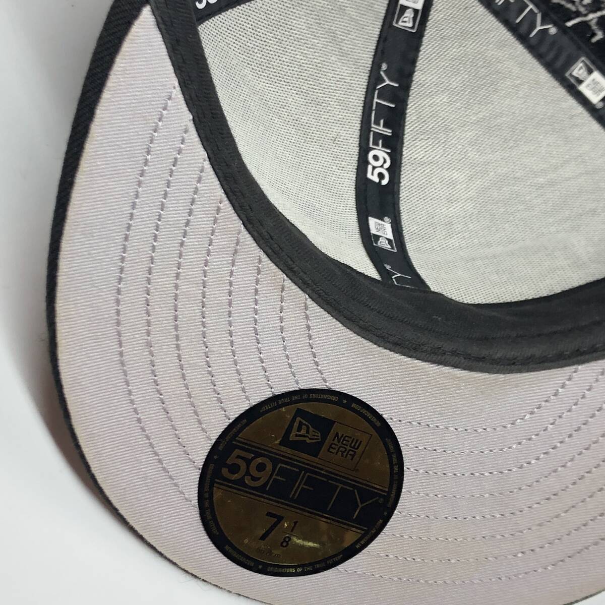 tu131 Supreme × New Era MLB CAP 7 1/8 56.8cm 20SS ※中古_画像5