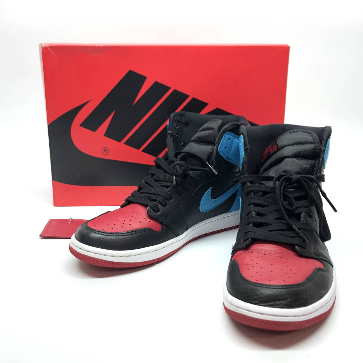 tu153 Nike Air Jordan 1 High OG "UNC to Chicago" CD0461-046 29cm スニーカー ※中古_画像1