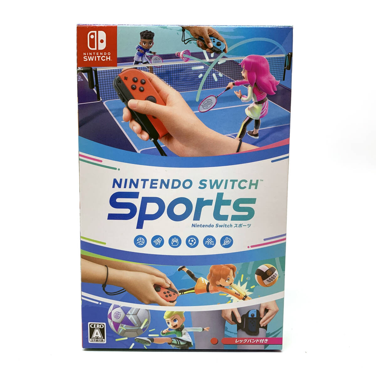 tu047 任天堂 Nintendo Switch ソフト Nintendo Switch Sports レッグバンド付属 ※中古_画像1