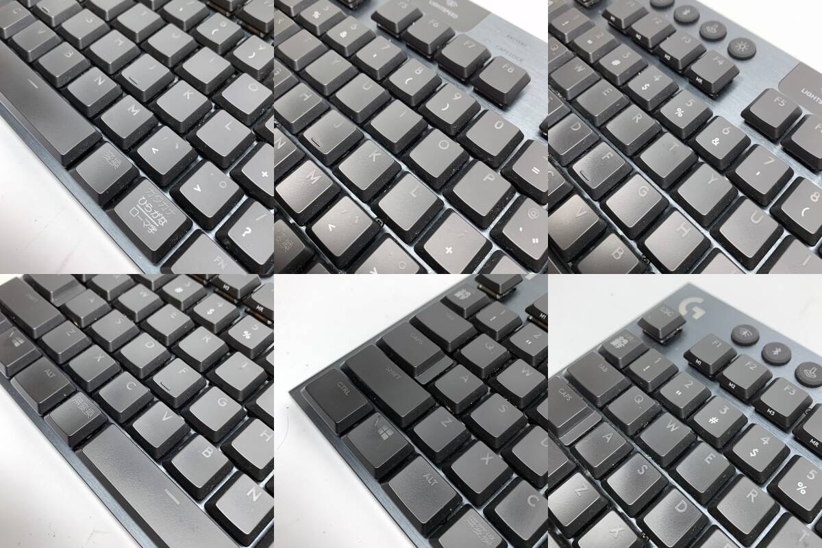 tu099 Logicool ロジクール G913TKL ワイヤレスゲーミングキーボード Bluetooth対応 GLタクタイル ※中古_画像7