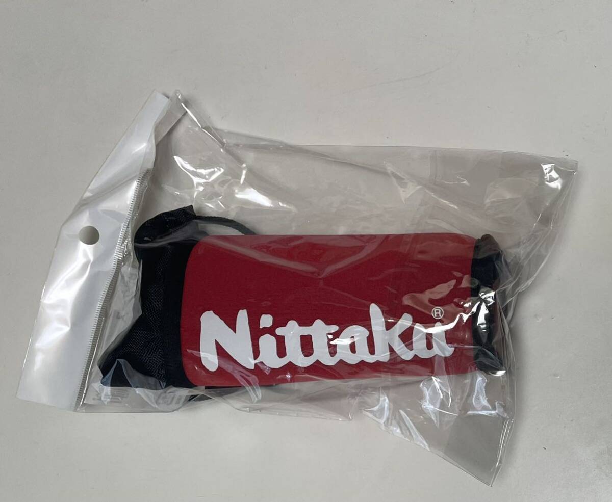 【新品未使用】卓球　Nittaku ボールケース　赤_画像1