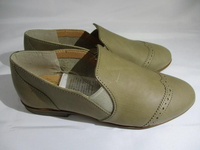  new goods unused aroma domyugearome de muguet leather flat shoes 2 point 22cm made in Japan lady's 