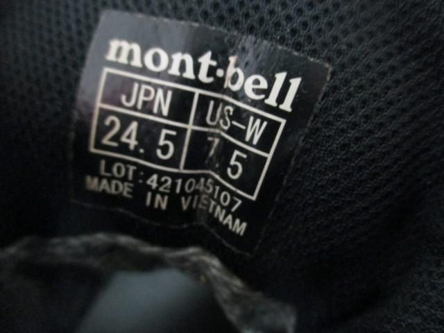 訳あり モンベル mont-bell タイオガブーツ ナロー 24.5cm ターコイズ #1129387 レディースの画像7