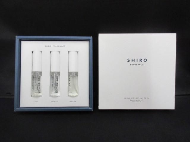 残9割 香水 レディース SHIRO オードパルファン セット サボン/ホワイトリリー/ホワイトティー 10ml×3の画像1