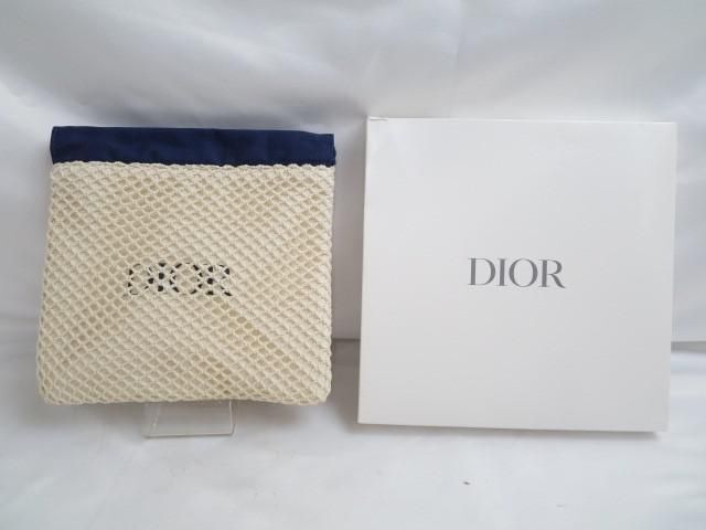 未使用 ディオール Dior ポーチ ピンバッジ ストラップ スマホリング 6点 ノベルティ 非売品 服飾小物_画像3