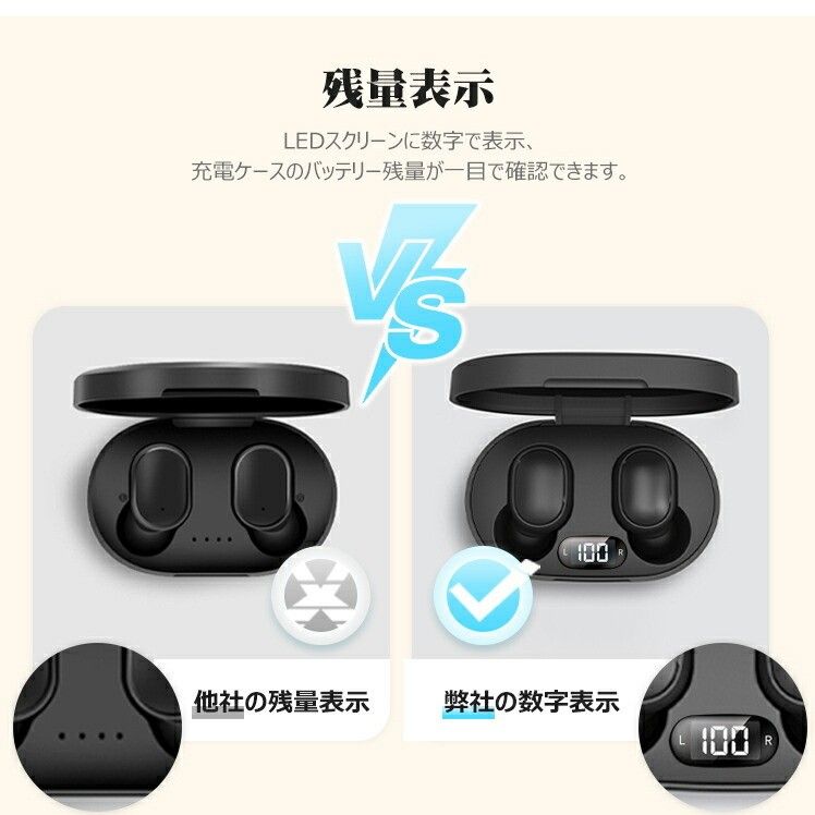 マカロン ホワイト 白 ワイヤレスイヤホン Bluetooth 完全ワイヤレス TWS 軽量 EDR