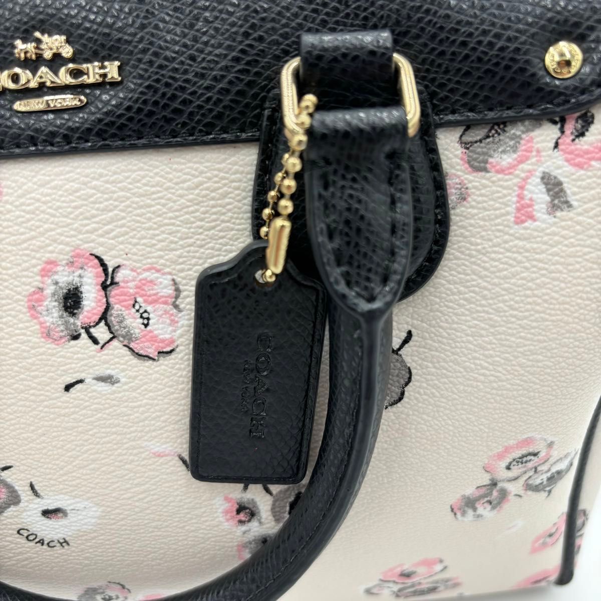 極美品COACH コーチ 2WAY レザー ショルダーバッグ ハンドバッグ 極美品COACH コーチ 2WAY レザー ショルダーバッグ ハンドバッグ