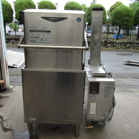 ホシザキ 業務用食器洗浄機 食洗機 ブースター付き JWE-680A 2013年製 三相200V 50Hz専用 中古★6-0510の画像1