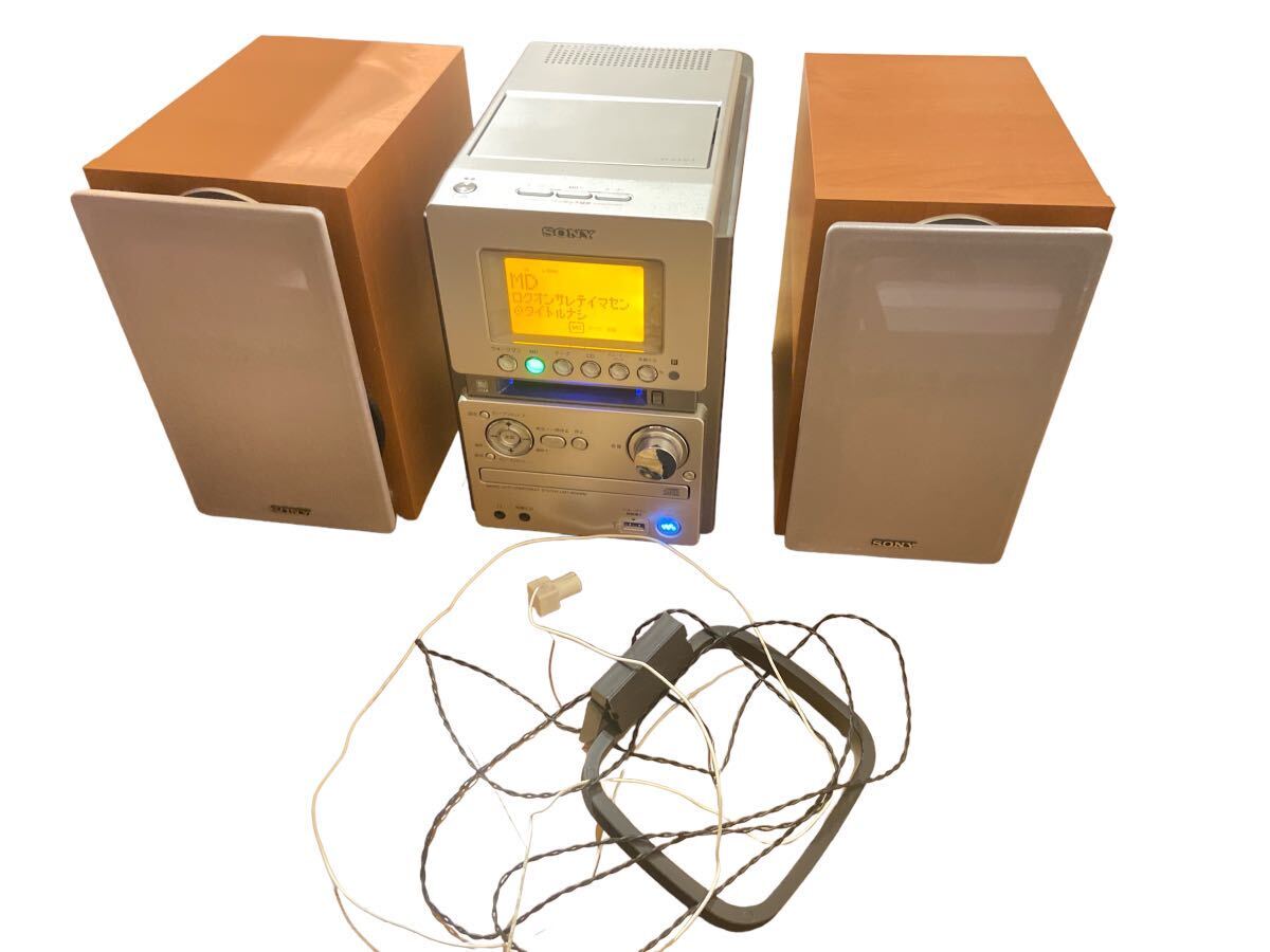 #SONY SS-CM35 HCD-M35WM мини компонент USB CD MD микро высокий fai компонент система звуковая аппаратура электризация рабочее состояние подтверждено 