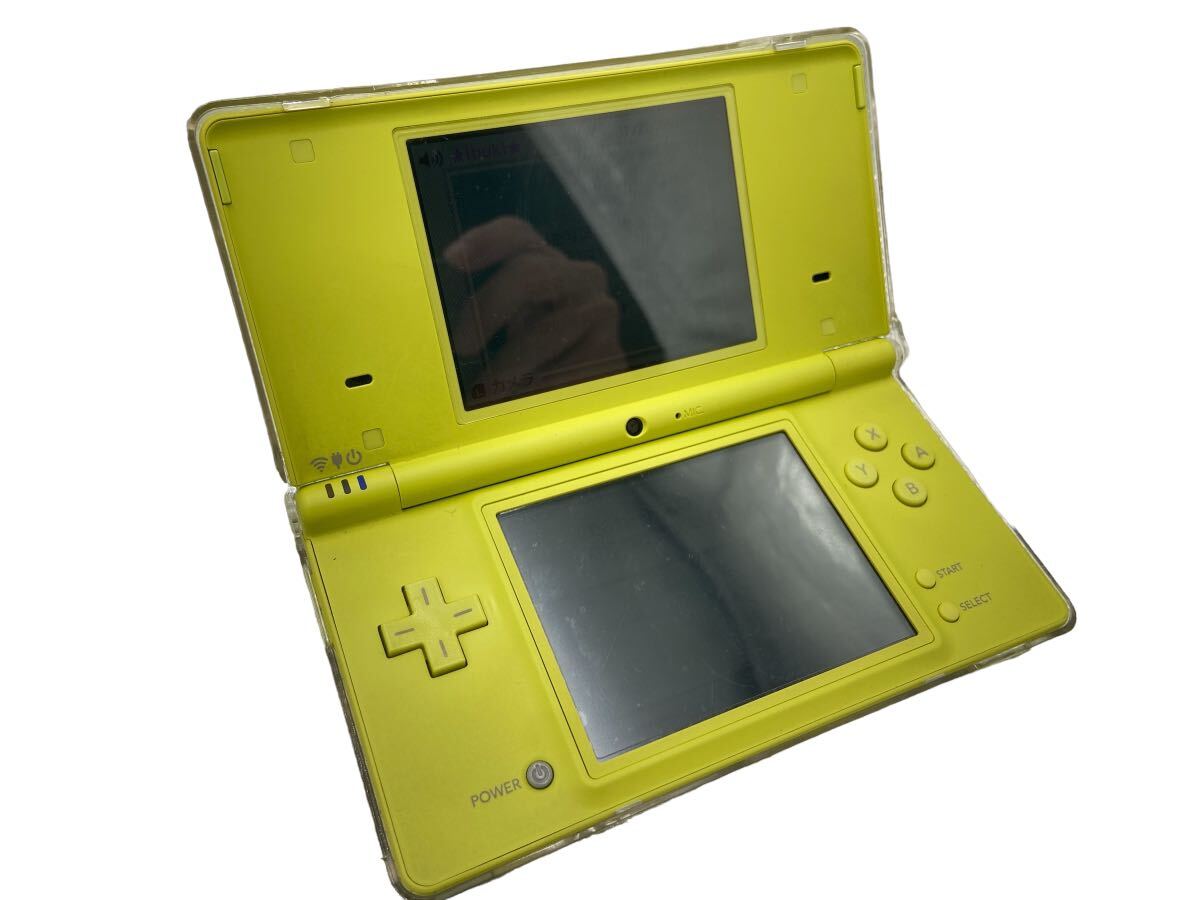 ☆Nintendo DSi ライムグリーン TWL-001 本体 任天堂 現状品 ニンテンドー 中古品 本体 通電 動作確認済み_画像1