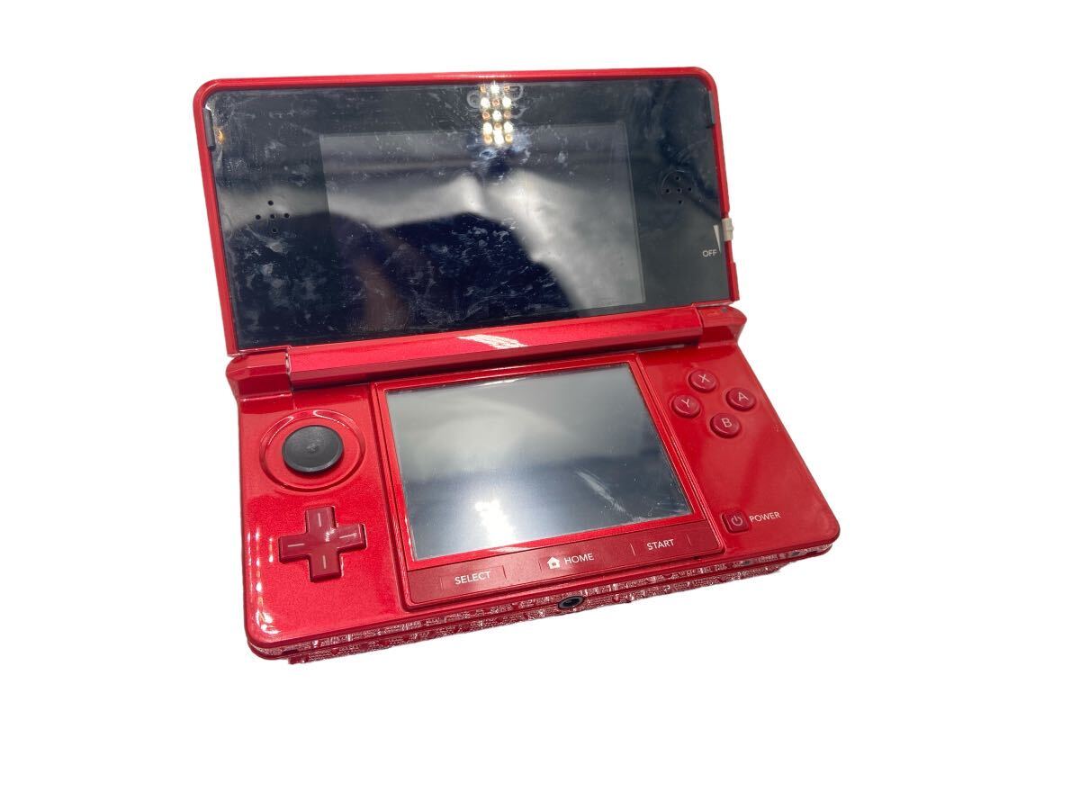  nintendo NINTENDO 3DS Nintendo 3DS CTR-001 game machine body red electrification has confirmed soft case large ..s mash Brothers accessory red 