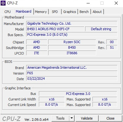 gigabyte b450 i aorus pro wifi 最新BIOS済み RYZEN1~5世代 美品_画像9