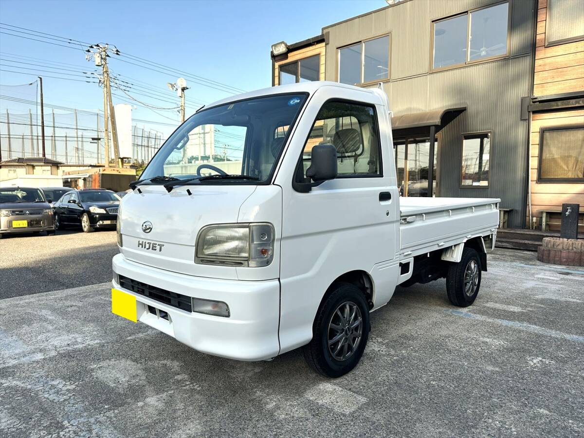 ■４WD　オートマ車　ハイゼットT　26500㎞！　車検取り立て　禁煙車　修復歴なし■社外アルミ　記録簿あり　サンバー　キャリー_画像2