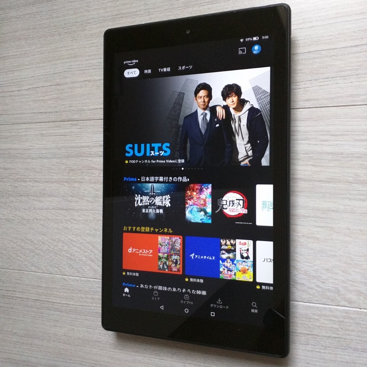 Amazon fire HD 10（第7世代）　 動画視聴に最適です。　タブレット プライムビデオ視聴に　_画像5