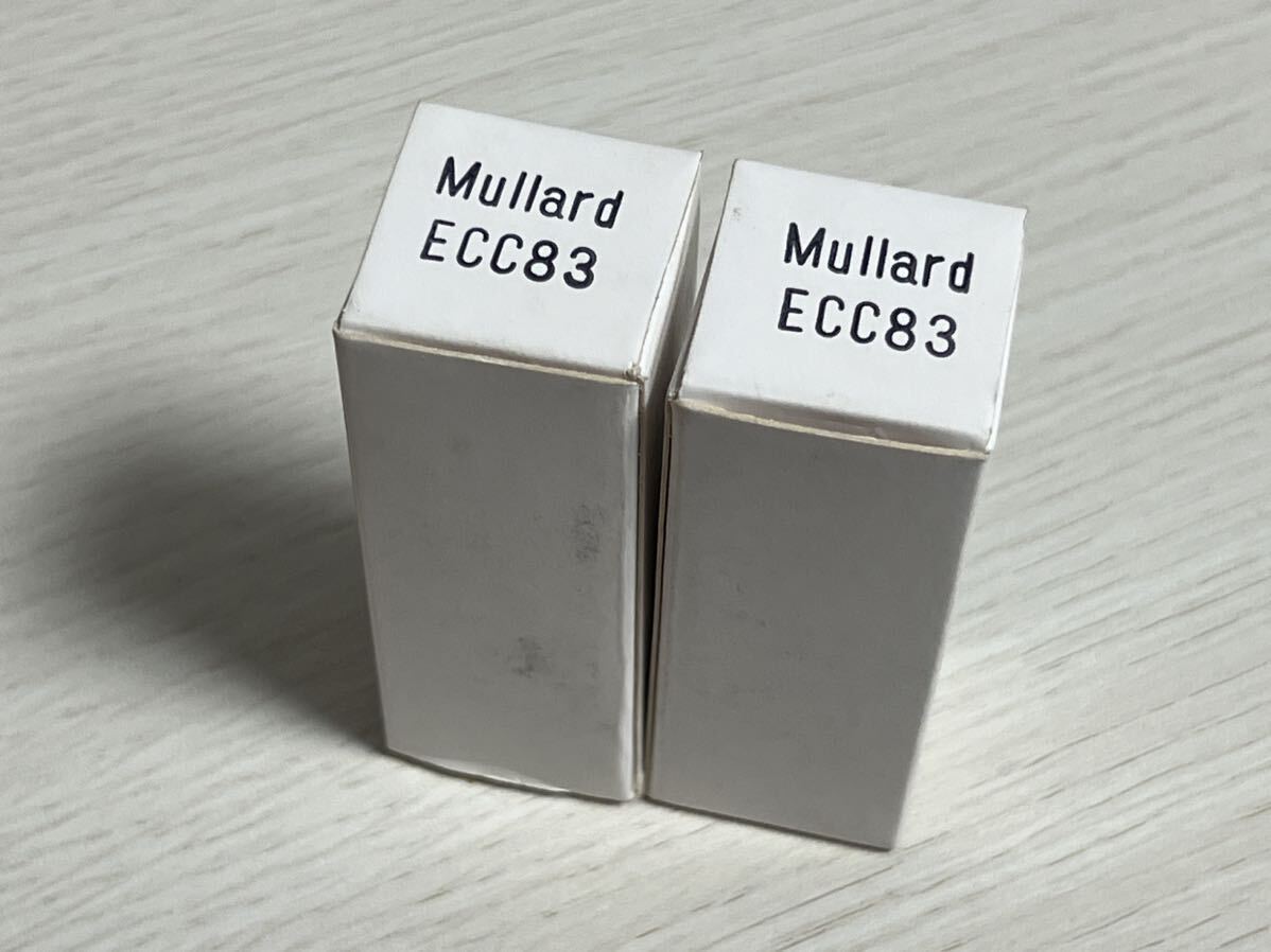 ECC83 2本 MULLARD 試験済み 真空管 良好_画像1