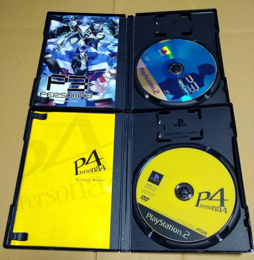 【送料無料】【PS2】 ペルソナ3 ペルソナ4 2点セットまとめ売りの画像3