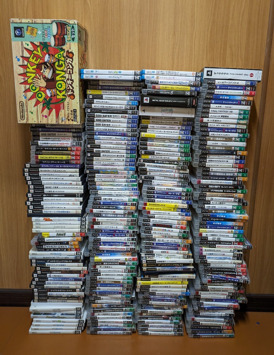 【ジャンク】【1円スタート】PSP/PS2/PS3/Wii/WiiU/ゲームキューブ/いろいろセット ゲームソフト 大量 まとめ売り 【A3】_画像1