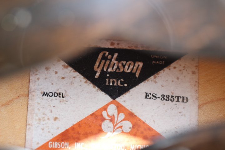 Gibson ギブソン ES-335TD Wal No.71958139 セミアコースティックギター 保証書 ハードケース付 動作未確認 5453-佐川180サイズの画像3