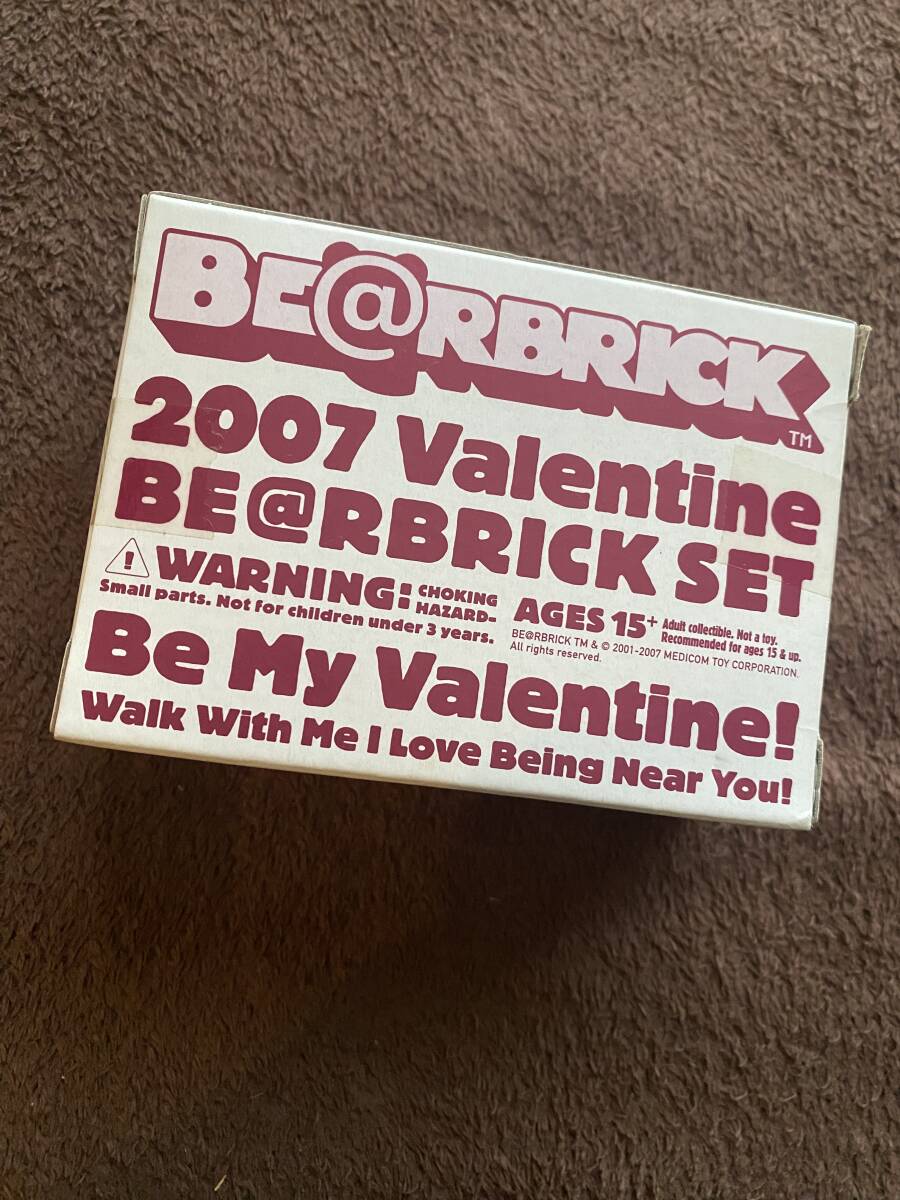 BE@RBRICK Bearbrick 2007 Valentine нераспечатанный 100% 2 body редкость 