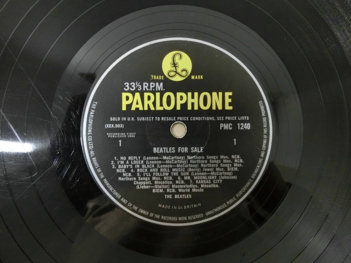 UK Original Mono★Matrix:-4N/-4N★Beatles For Sale★KT★Beatles_画像9