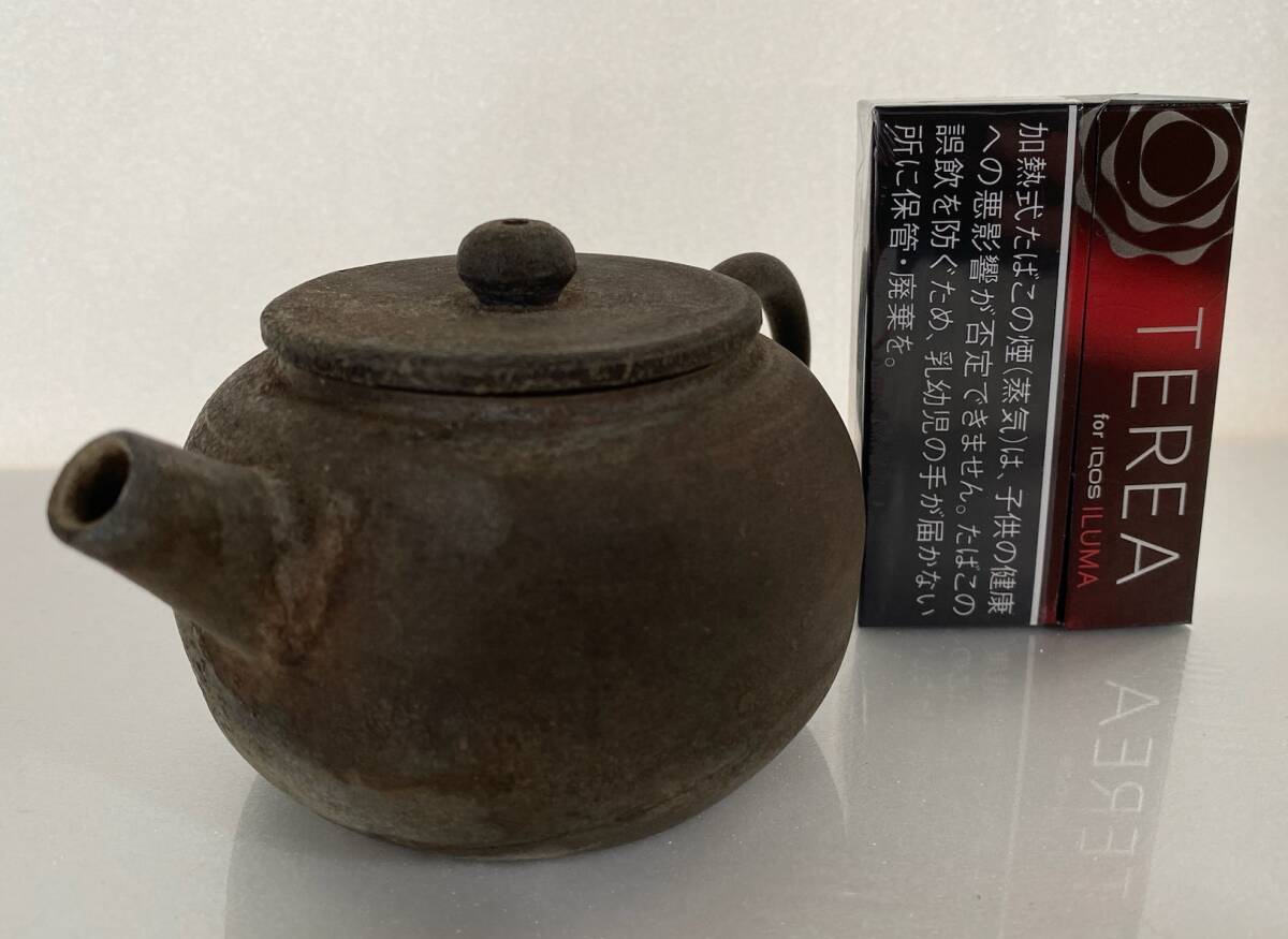 茶道具　小ぶりな急須　その1　検：中国　唐物　古美術　骨董　アンティーク　旧家蔵出し　煎茶道具　施釉陶　朱泥_画像1