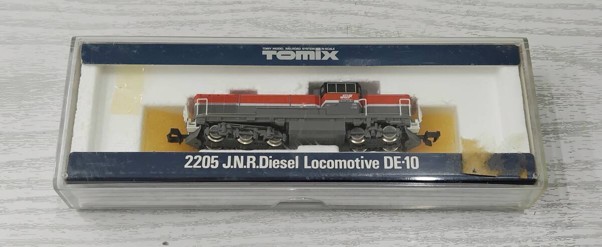 TOMIX 2205 J.N.Diesel Locomotive DE-10 国鉄DE10形ディーゼル機関車　動作未確認　パーツ取れありジャンク　現状品_画像1