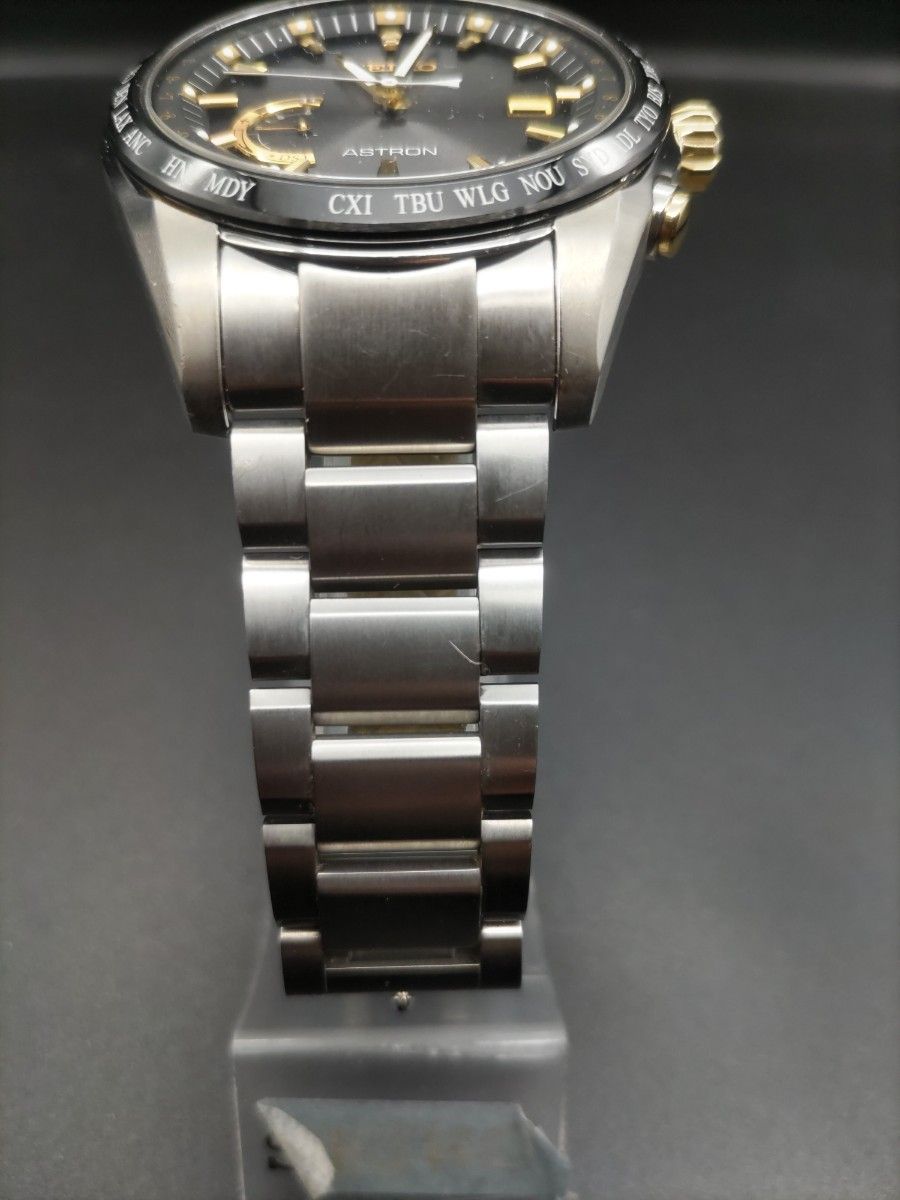 セイコー アストロン GPソーラー ワールドタイム チタンセラミック SBXB087 8x22-0AG0-02 メンズ腕時計