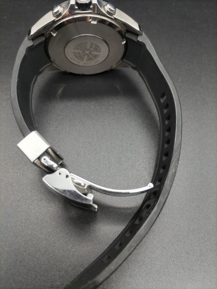 セイコー アストロン クロノグラフ SBXB015 8X82-0AC0 GPSソーラー電波 SS＆セラミック 箱付　メンズ腕時計